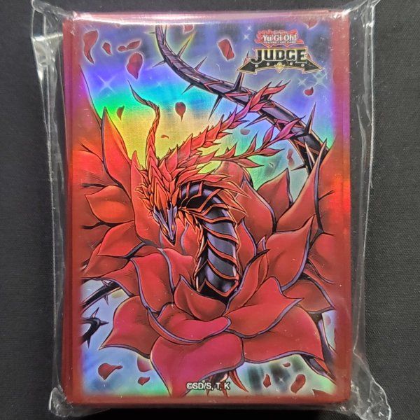 画像1: 【未開封品】ブラック・ローズ・ドラゴン スリーブ 80枚入 JUDGE ジャッジ限定 (1)