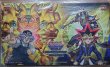 画像1: 【未開封品】武藤双六/幻の召喚神エクゾディア/武藤遊戯/黒き魔術師－ブラック・マジシャン プレイマット (1)