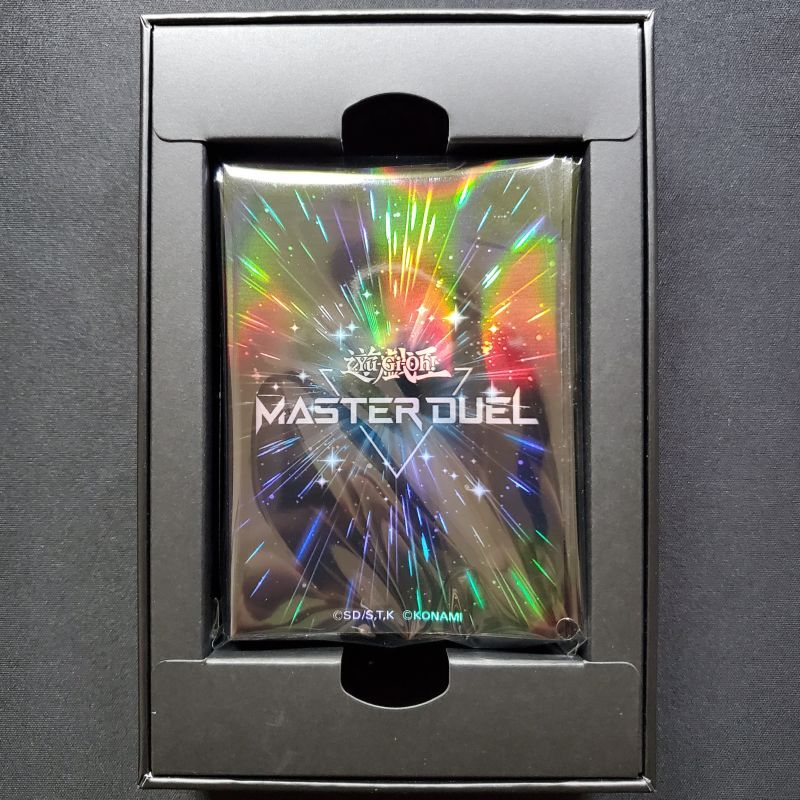 遊戯王 マスターデュエル MasterDuel 黒 スリーブ 限定品