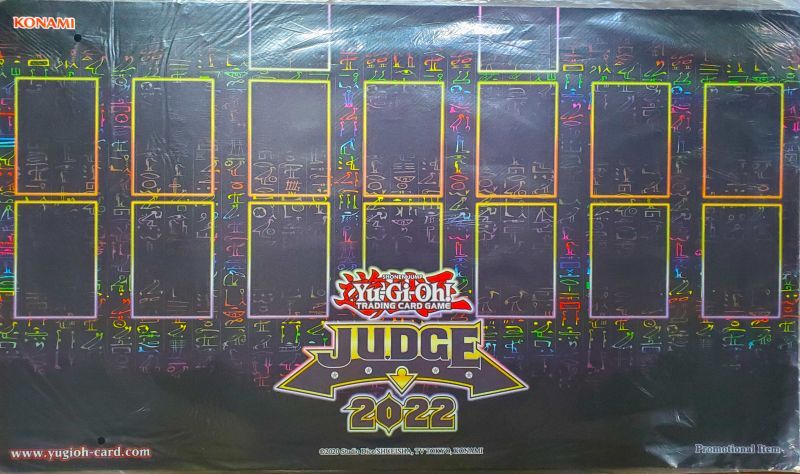 【未開封品】JUDGE 2022 ブラック/ゴールド/レインボー/ヒエログリフ プレイマット ジャッジ限定